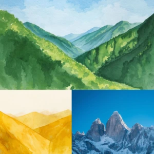 Mountains Images Journal Promo Artboard 2