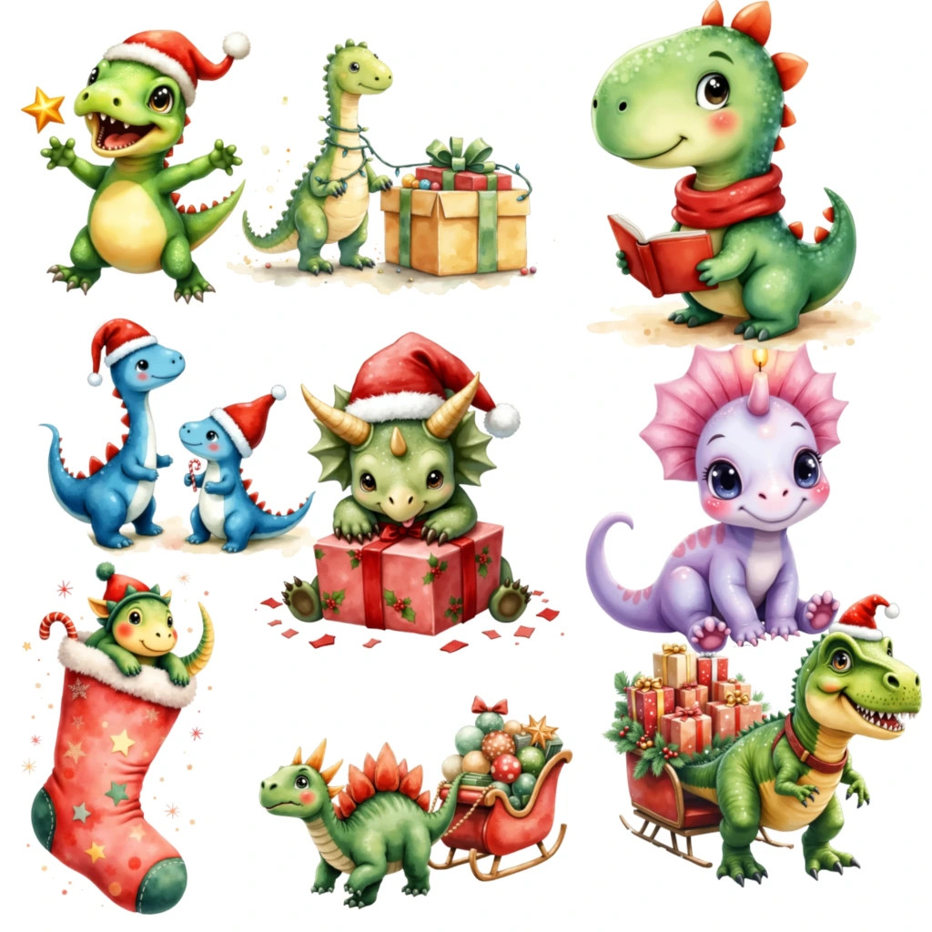 WatercolorDinosaursChristPromo Artboard 4