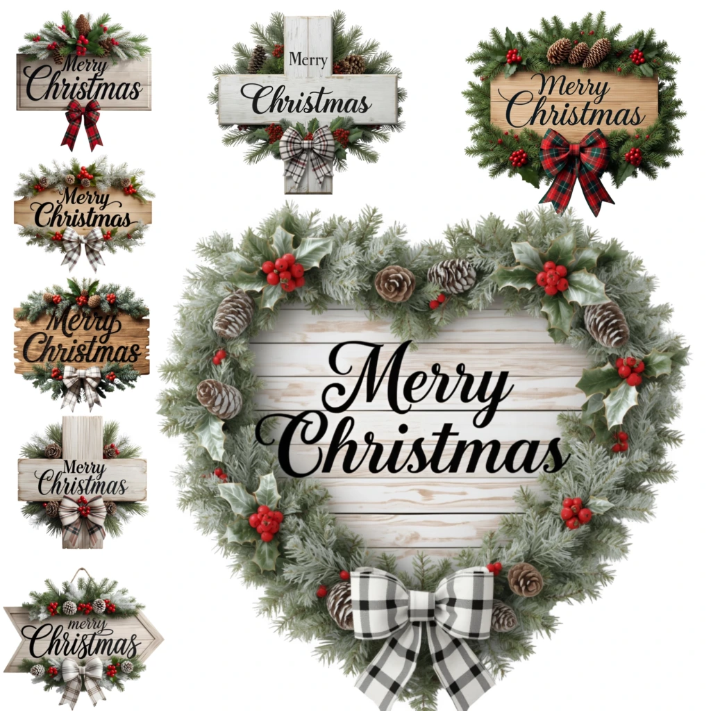 WoodChristmasPlaquesPromo Artboard 11