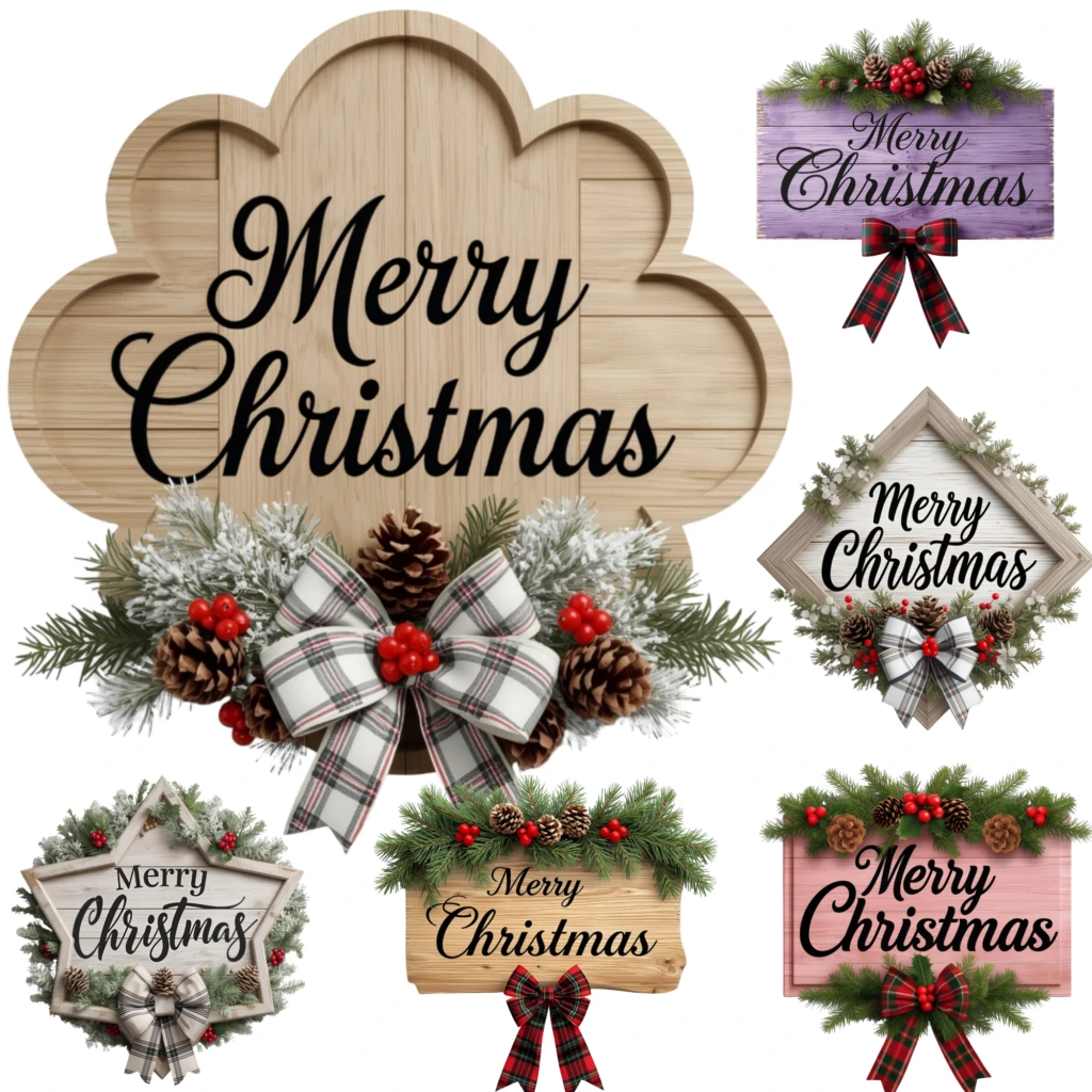 WoodChristmasPlaquesPromo Artboard 4