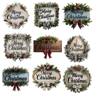 WoodChristmasPlaquesPromo Artboard 5
