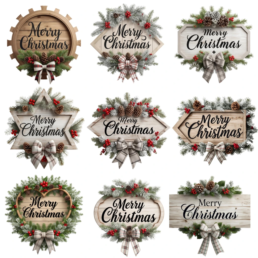 WoodChristmasPlaquesPromo Artboard 8