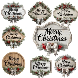 WoodChristmasPlaquesPromo Artboard 9