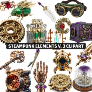 Steampunk Elements 3 Artboard 1
