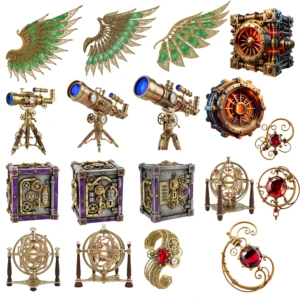 Steampunk Elements 3 Artboard 3