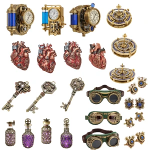 Steampunk Elements 3 Artboard 5