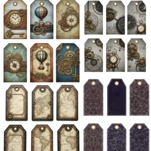 Steampunk Tags Fussy Artboard 4 1