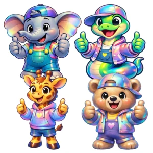 animals fun clipart 2
