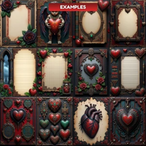 gothic valentine junkjournal 3