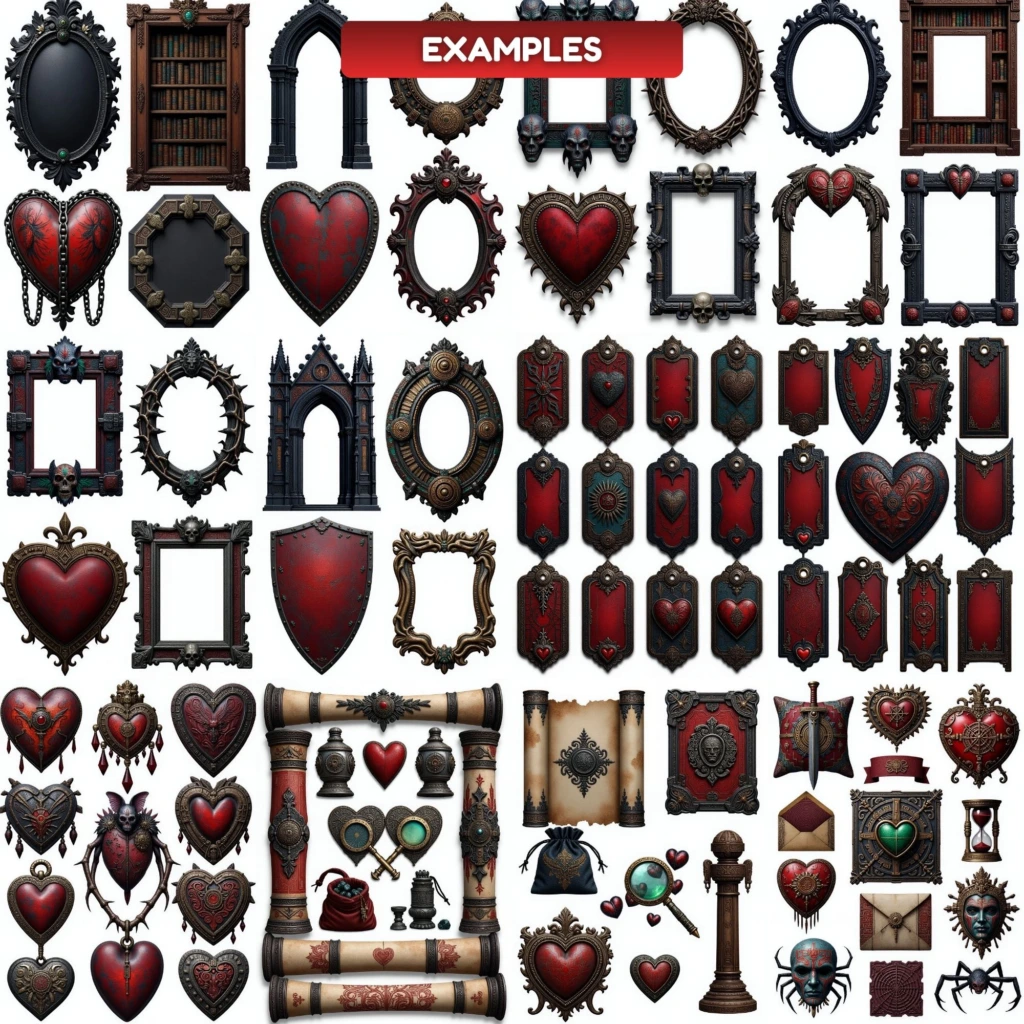 gothic valentine junkjournal 6