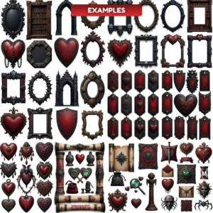 gothic valentine junkjournal 6