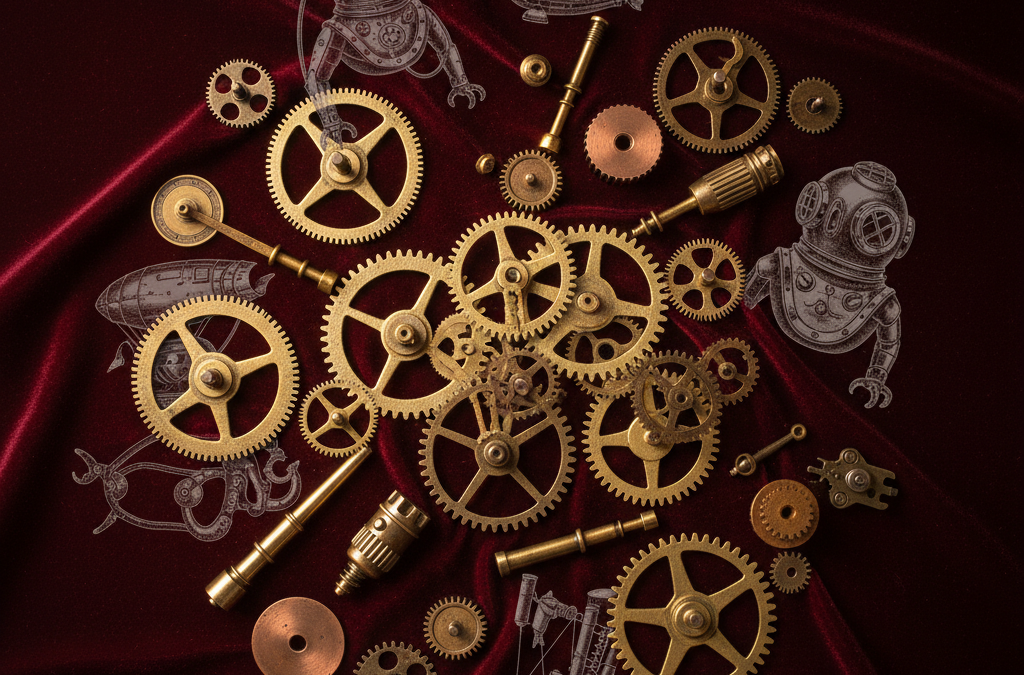 Revolutionize Your Creative Projects with the Steampunk Clipart Bundle V3