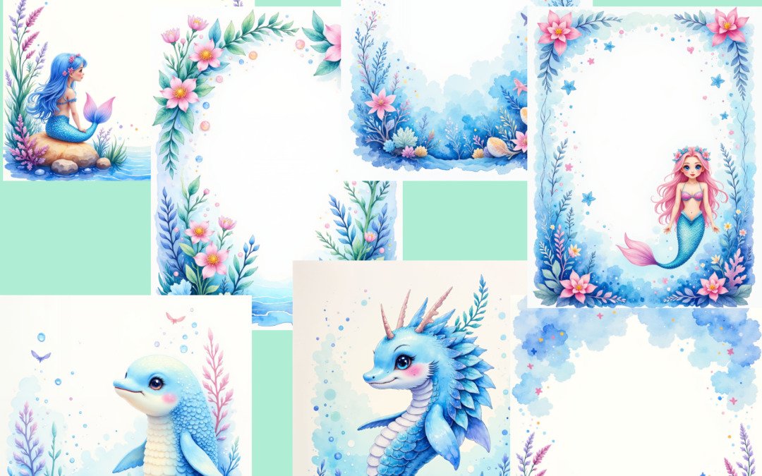 The Enchanted Sea: Elevating Your Junk Journal with Mermaid Aesthetics