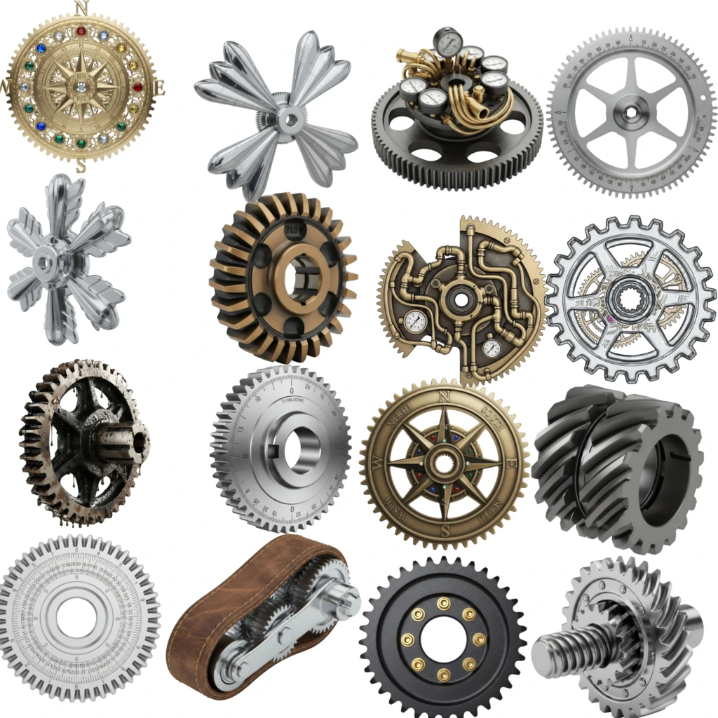 steampunk gears clipart 5
