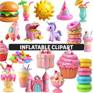 Free clipart Inflatable Clipart Artboard 1