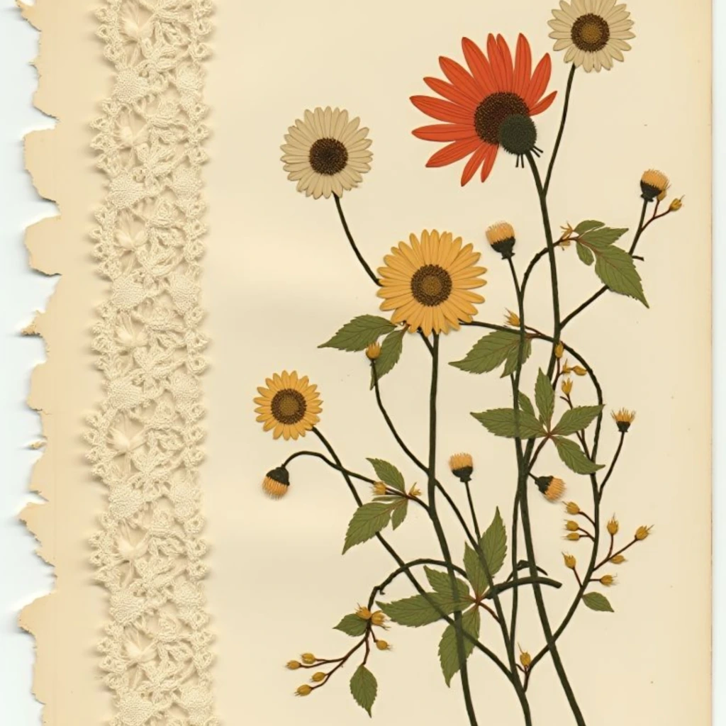 SephiaFlowersPagesPromo Artboard 10