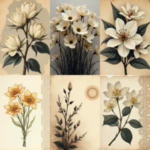 SephiaFlowersPagesPromo Artboard 11