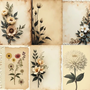SephiaFlowersPagesPromo Artboard 12