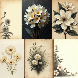 SephiaFlowersPagesPromo Artboard 13