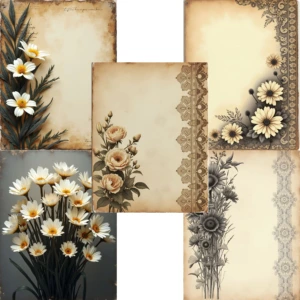 SephiaFlowersPagesPromo Artboard 15
