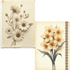 SephiaFlowersPagesPromo Artboard 2