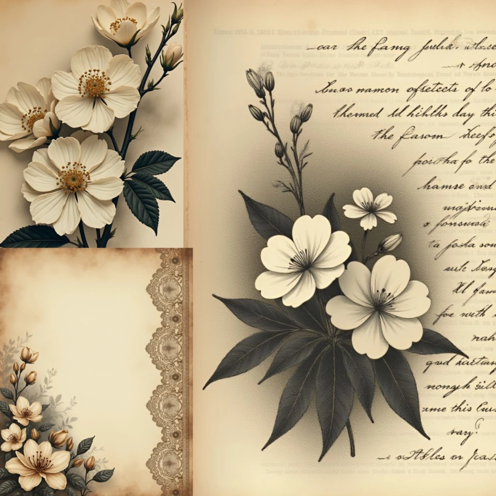 SephiaFlowersPagesPromo Artboard 7