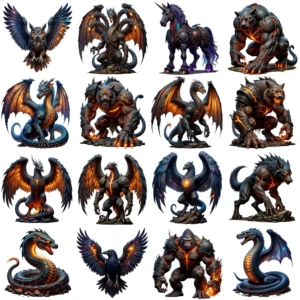 fierce animal clipart (3)