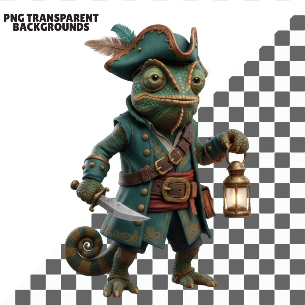 pirate animals clipart (10)
