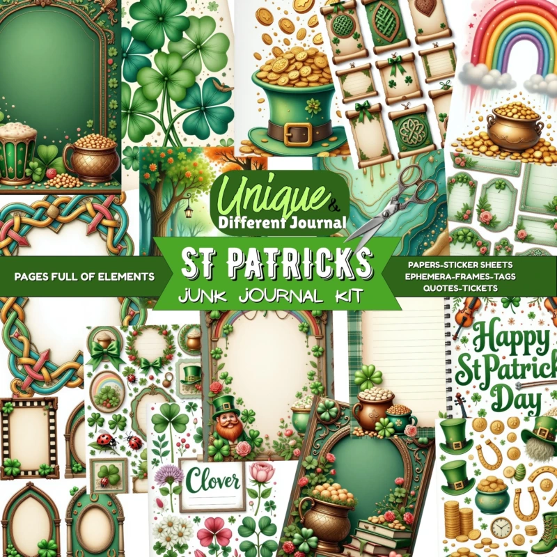 st patricks junk journal (2)