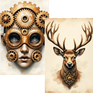 steampunk journal pages (10)
