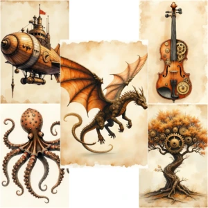steampunk journal pages (11)