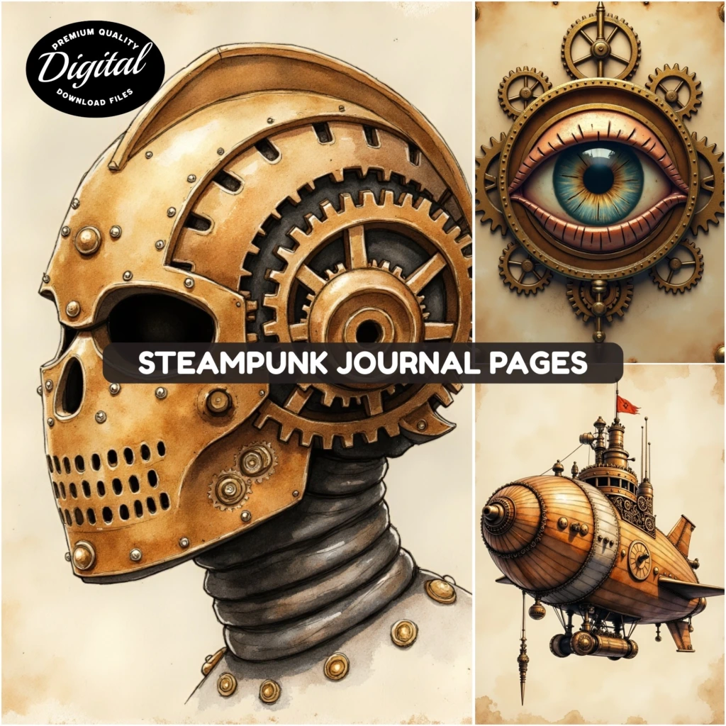 steampunk journal pages (2)