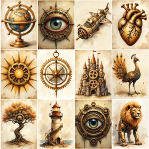 steampunk journal pages (3)