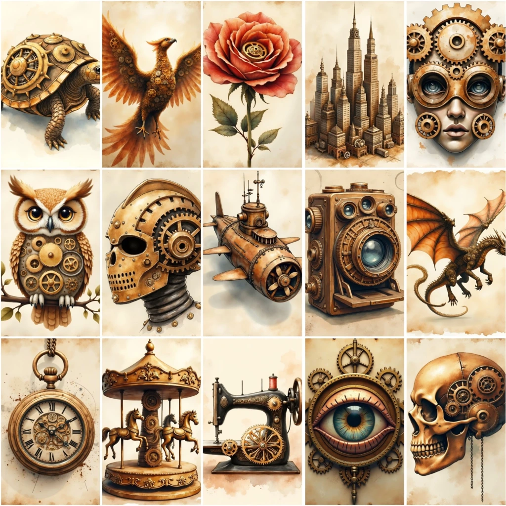 steampunk journal pages (6)