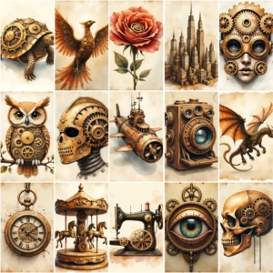 steampunk journal pages (6)