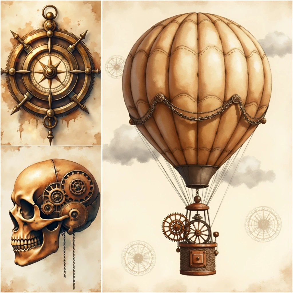 steampunk journal pages (8)