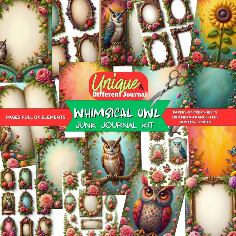whimsical junk journal kit (2)
