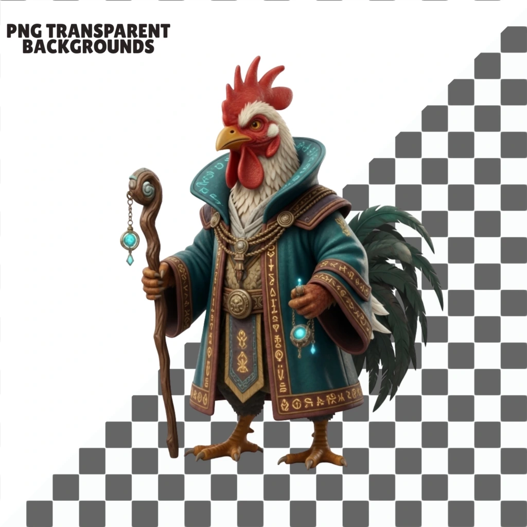 wizard animals clipart (14)