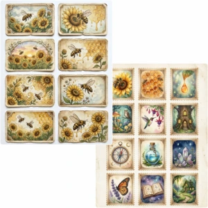 bees nad sunflowers junk journal (10)
