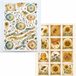 bees nad sunflowers junk journal (9)