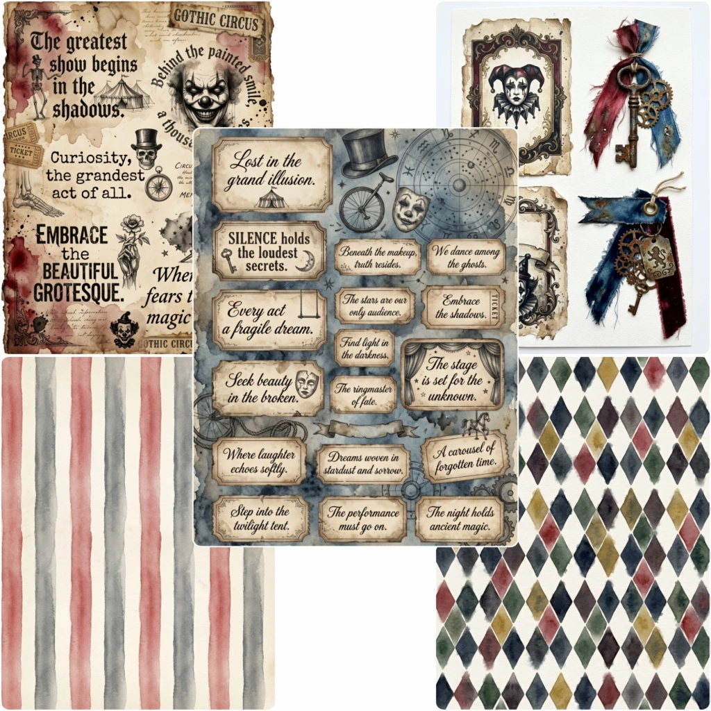 dark circus junk journal (16)