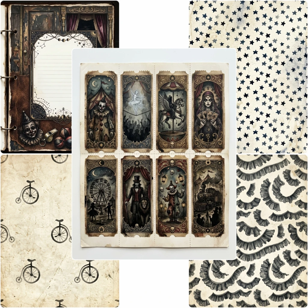 dark circus junk journal (17)