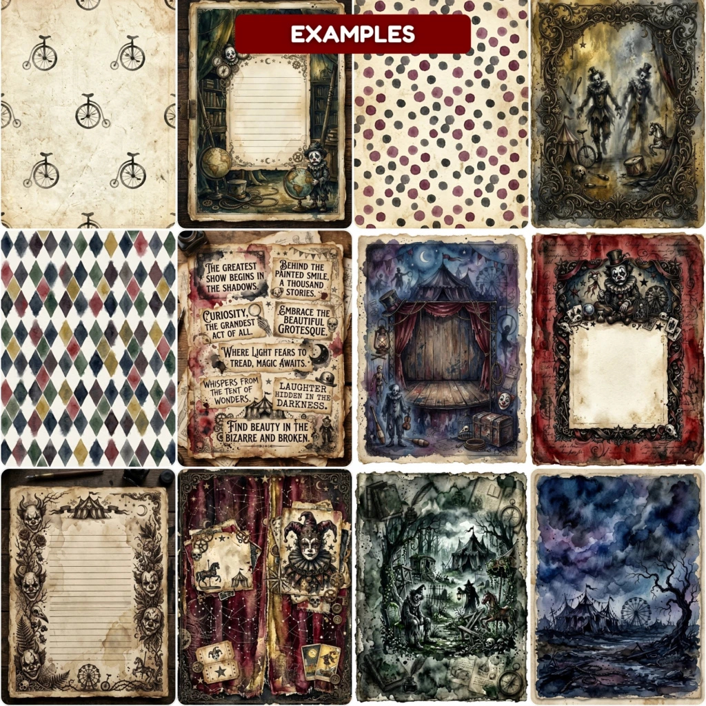 dark circus junk journal (3)