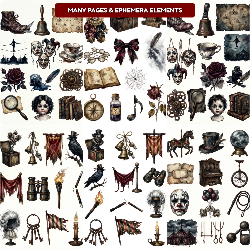 dark circus junk journal (9)