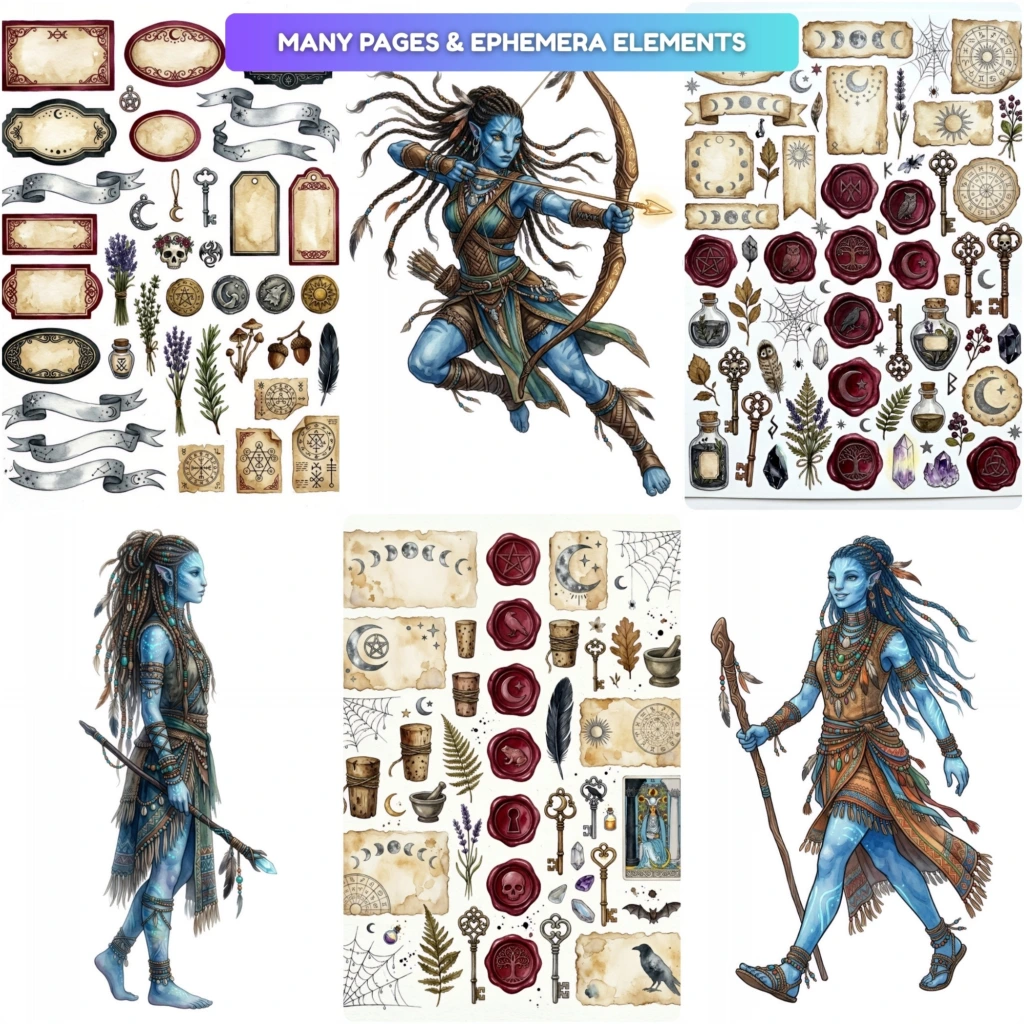 how to train your dragon junk journal (7)