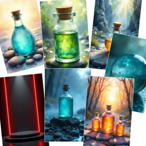 magic potion bottles (9)