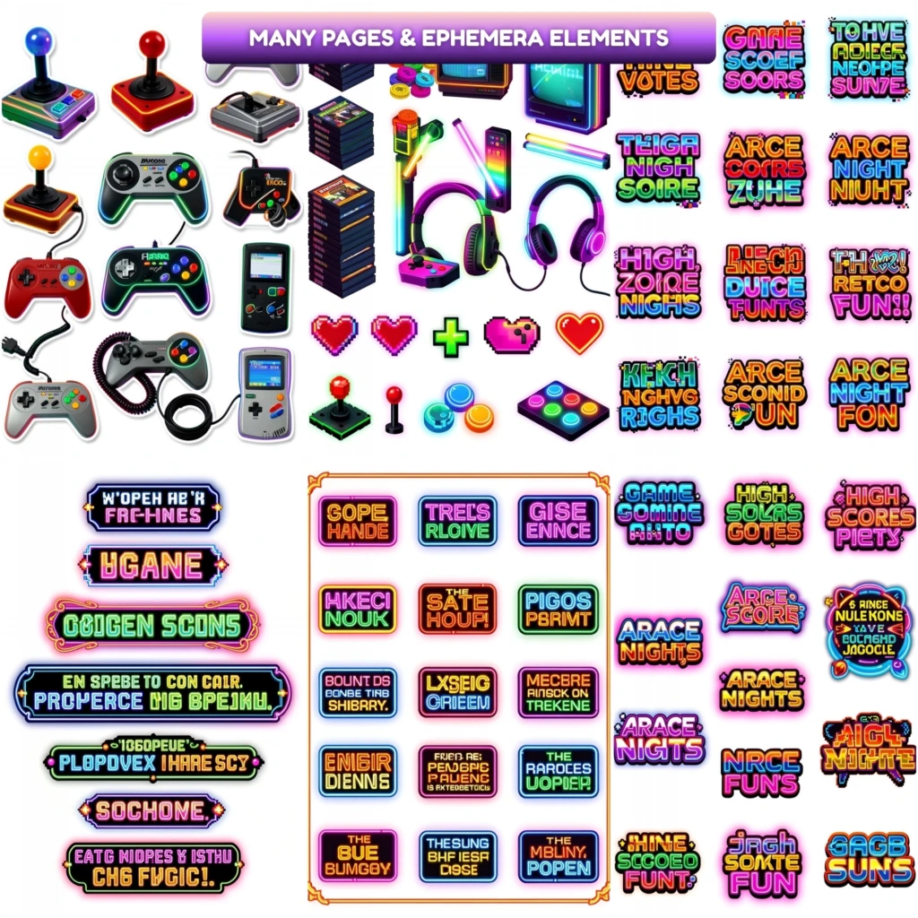 retro games junk journal (5)