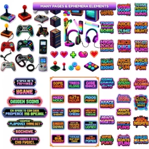 retro games junk journal (5)