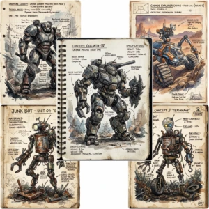 robots junkjournal (13)