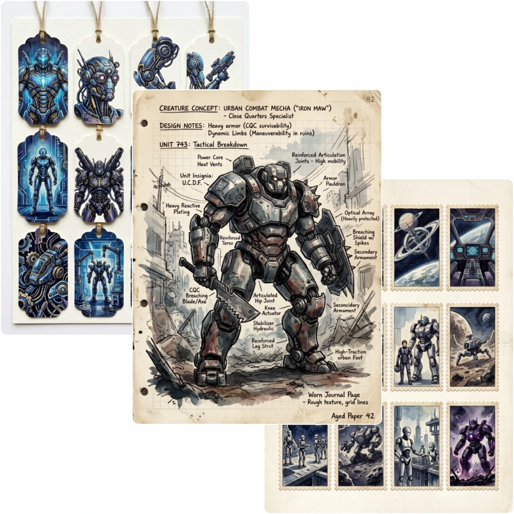 robots junkjournal (5)